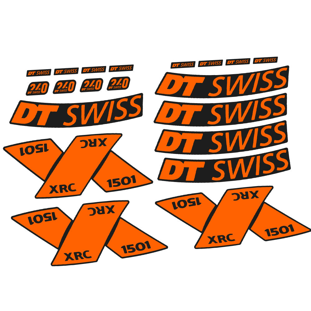 Stickers DT Swiss XRC 1501 Spline 2022 compatibles Autocollants roues VTT 29"