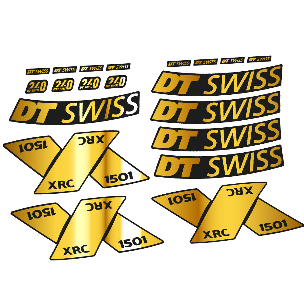 Stickers DT Swiss XRC 1501 Spline 2022 compatibles Autocollants roues VTT 29"