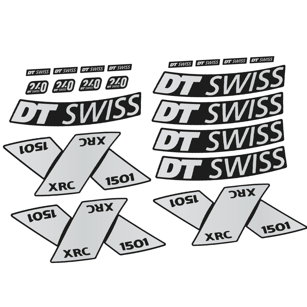 Stickers DT Swiss XRC 1501 Spline 2022 compatibles Autocollants roues VTT 29"
