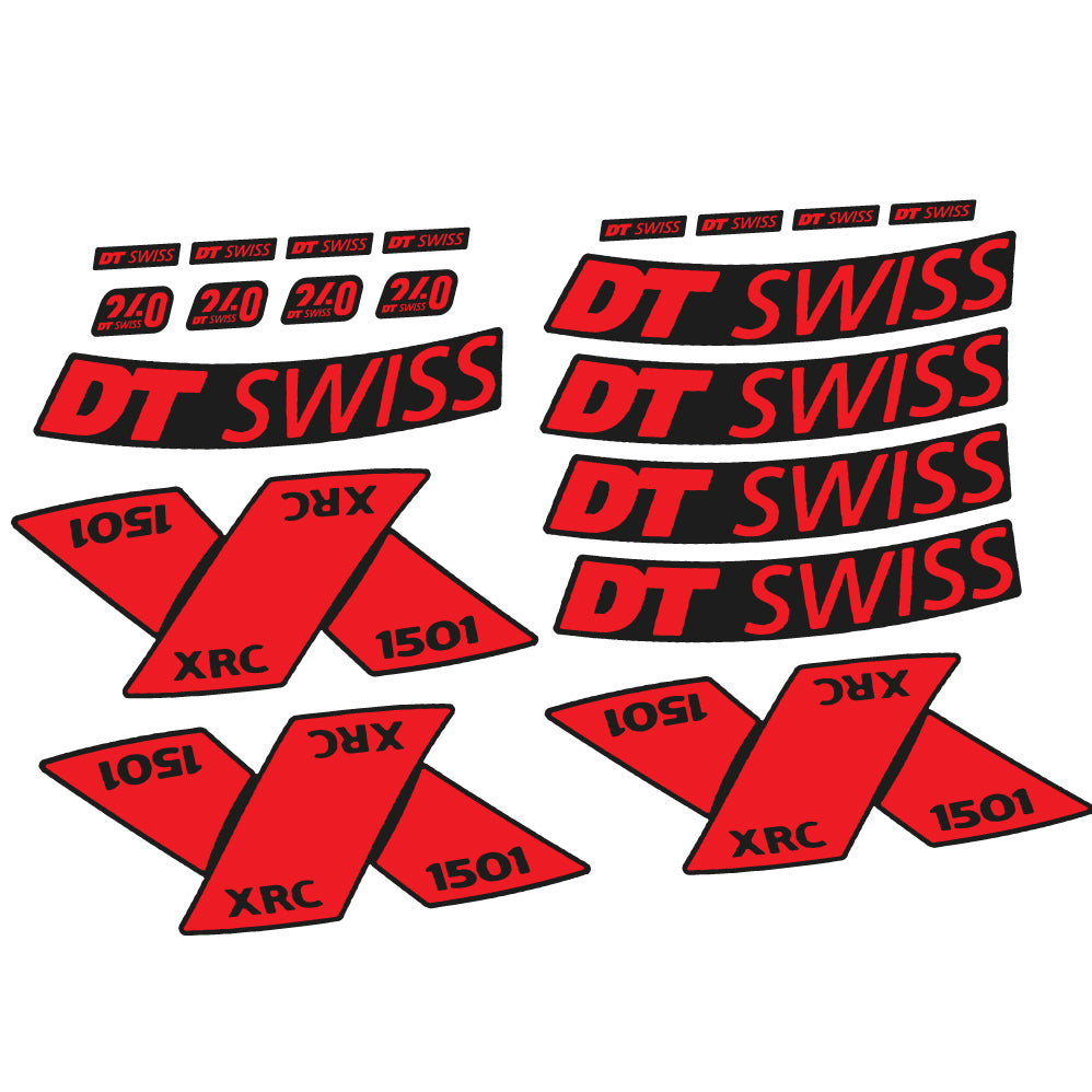 Stickers DT Swiss XRC 1501 Spline 2022 compatibles Autocollants roues VTT 29"