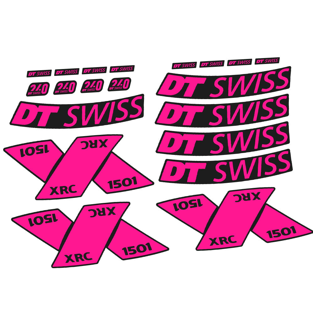 Stickers DT Swiss XRC 1501 Spline 2022 compatibles Autocollants roues VTT 29"