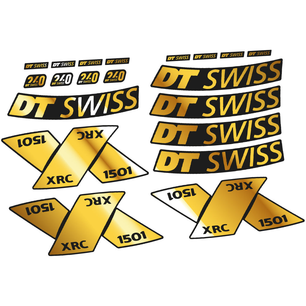 Stickers DT Swiss XRC 1501 Spline 2022 compatibles Autocollants roues VTT 29"