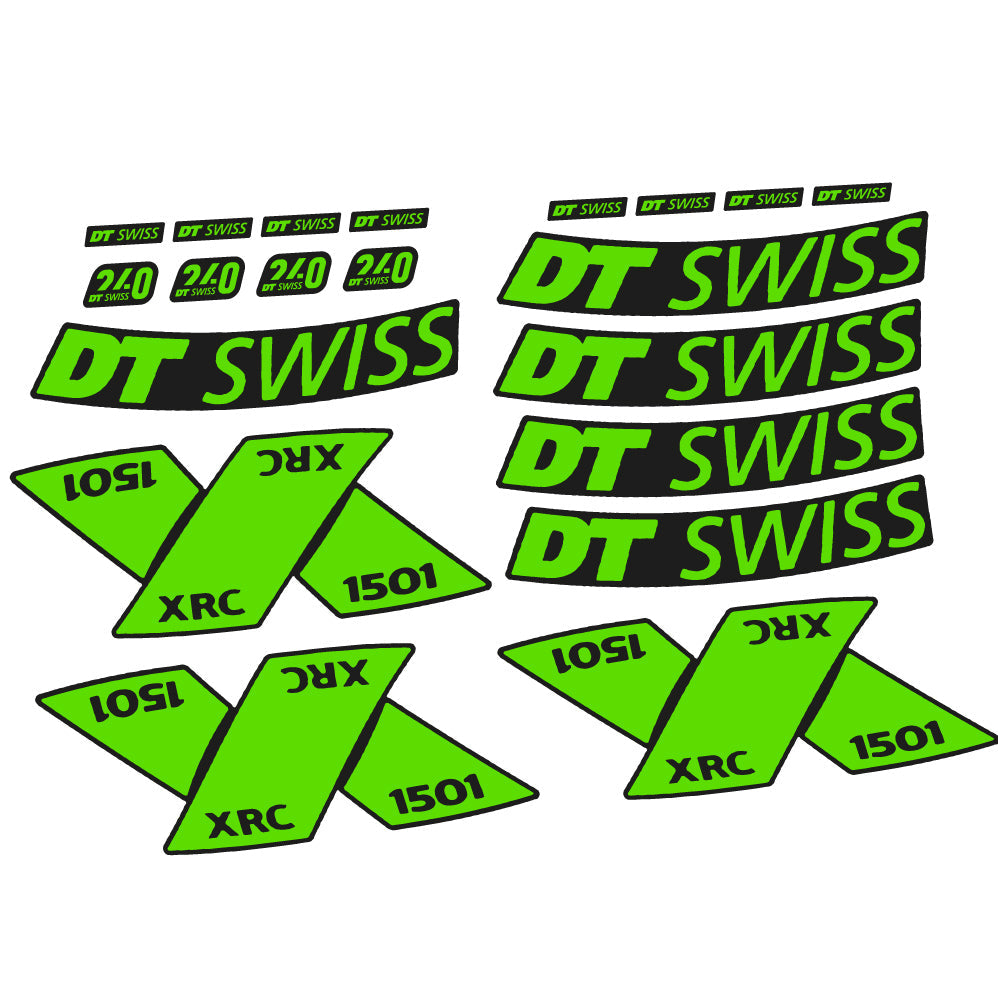 Stickers DT Swiss XRC 1501 Spline 2022 compatibles Autocollants roues VTT 29"