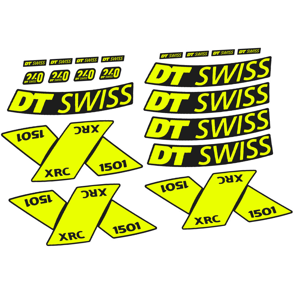 Stickers DT Swiss XRC 1501 Spline 2022 compatibles Autocollants roues VTT 29"