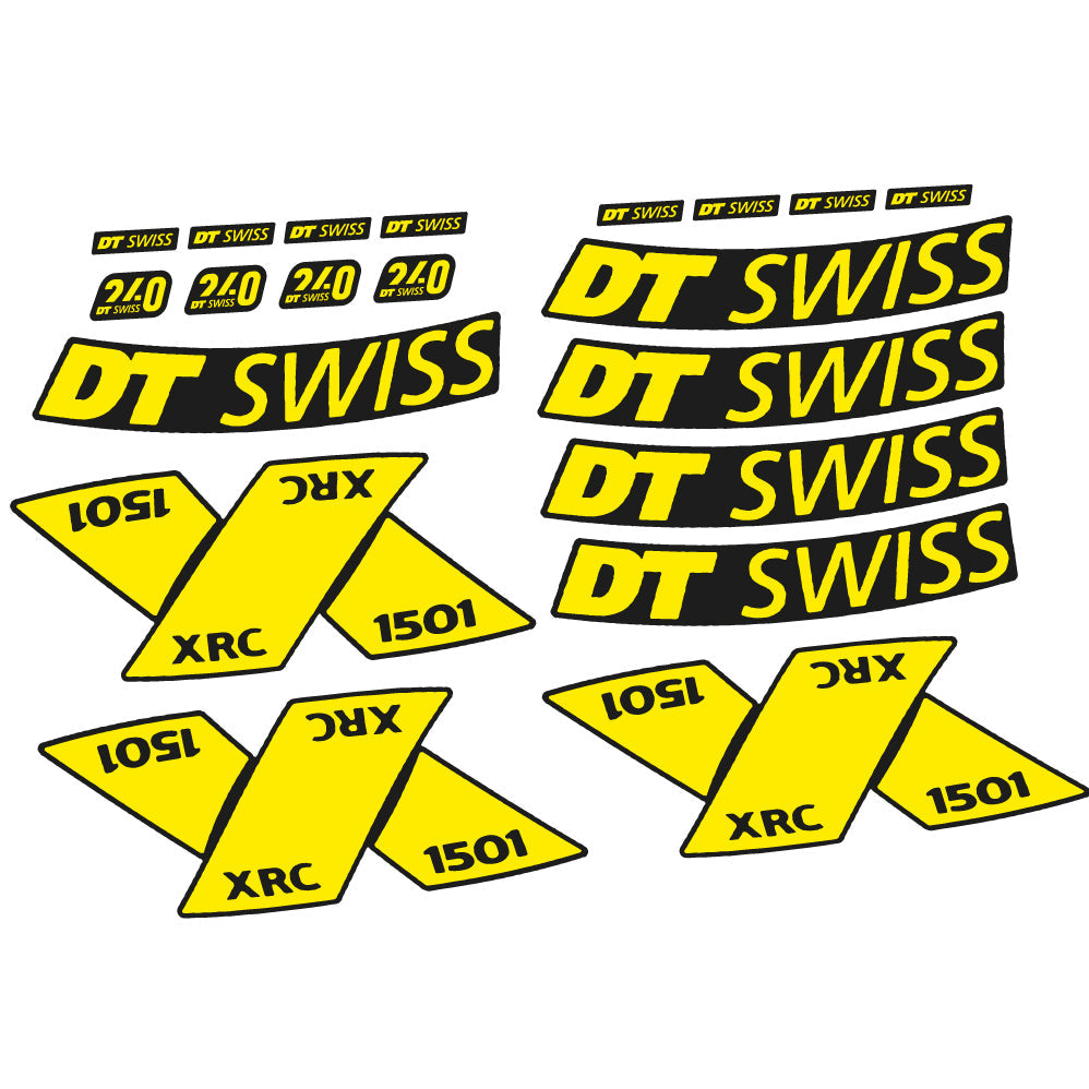 Stickers DT Swiss XRC 1501 Spline 2022 compatibles Autocollants roues VTT 29"