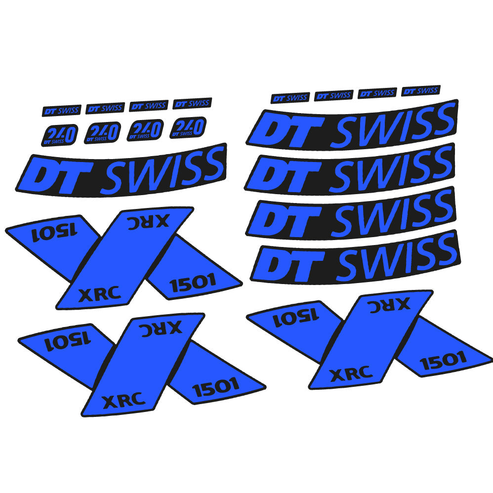 Stickers DT Swiss XRC 1501 Spline 2022 compatibles Autocollants roues VTT 29"