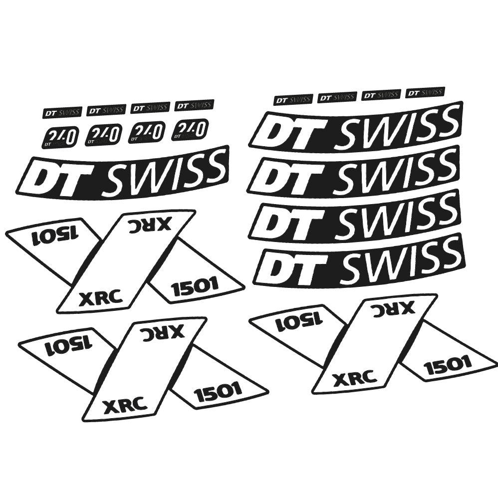 Stickers DT Swiss XRC 1501 Spline 2022 compatibles Autocollants roues VTT 29"