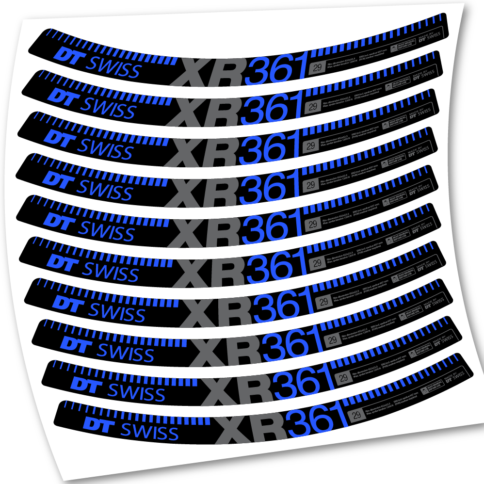 Stickers DT Swiss XR361 compatibles Autocollants roues