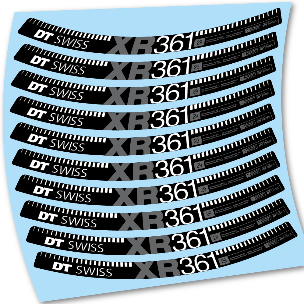 Stickers DT Swiss XR361 compatibles Autocollants roues