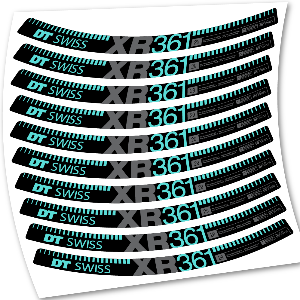 Stickers DT Swiss XR361 compatibles Autocollants roues
