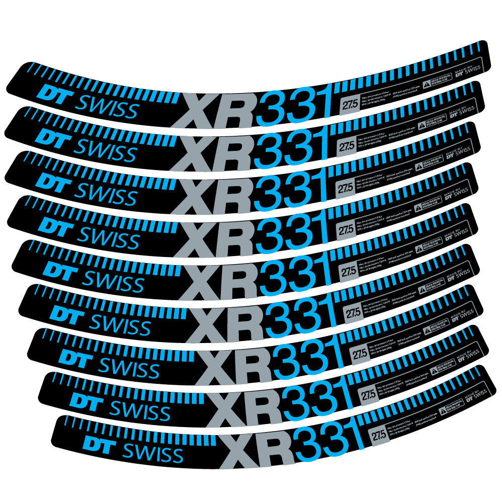 Stickers DT Swiss XR331 compatibles Autocollants roues VTT 29"