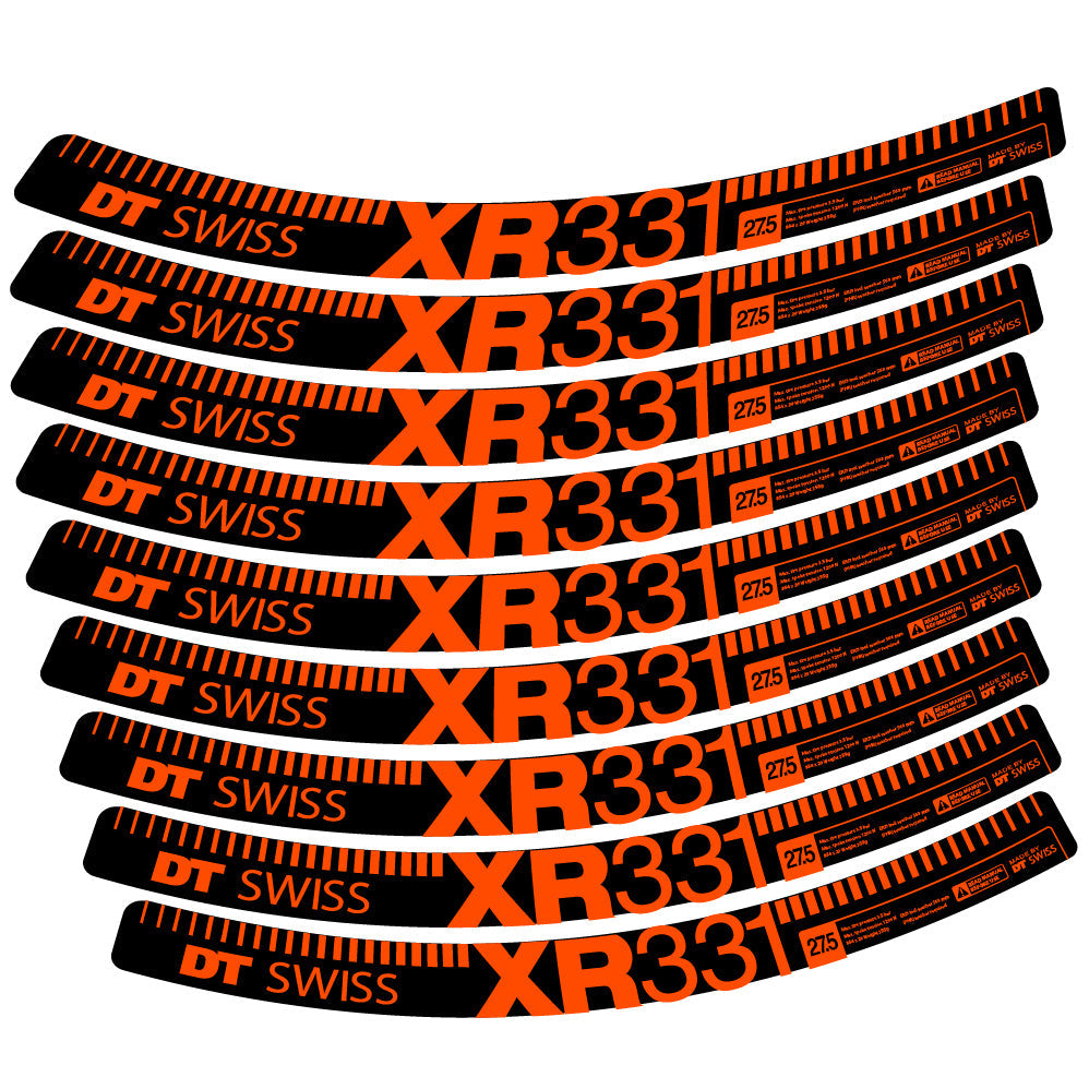 Stickers DT Swiss XR331 compatibles Autocollants roues VTT 29"