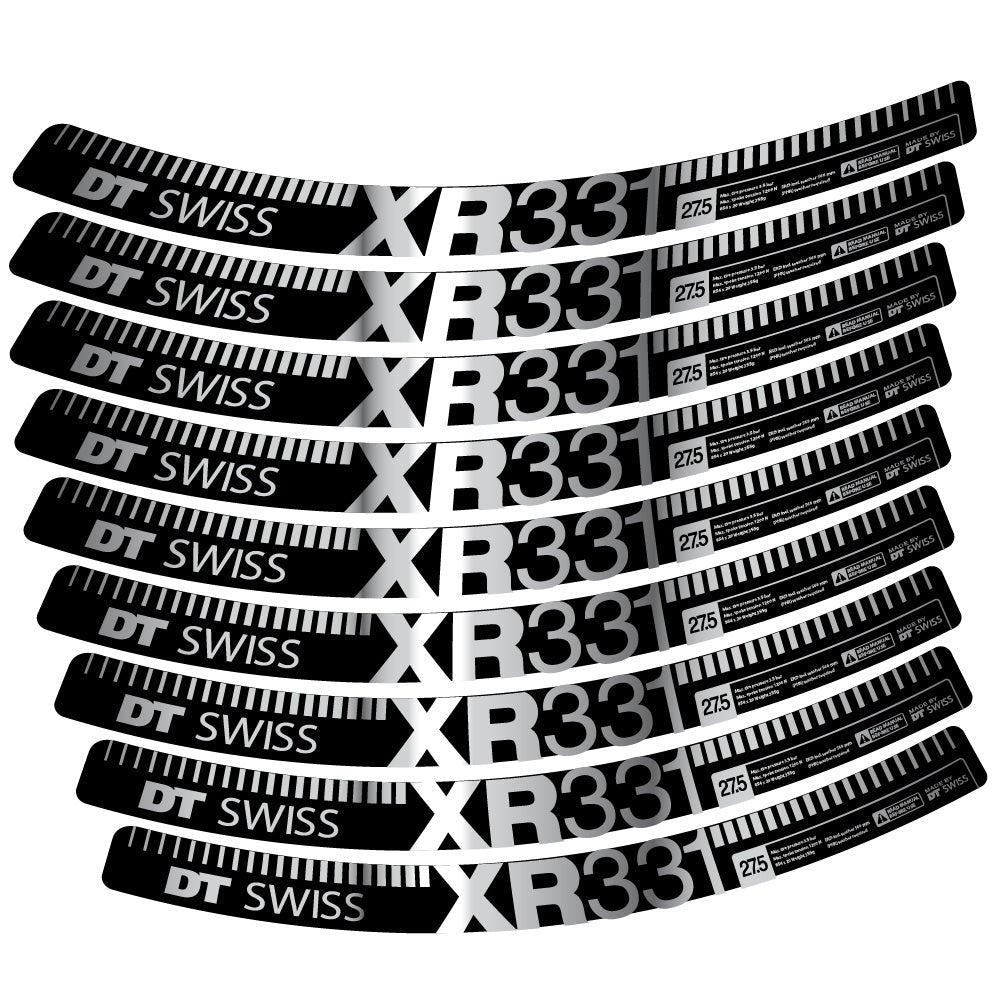 Stickers DT Swiss XR331 compatibles Autocollants roues VTT 29"