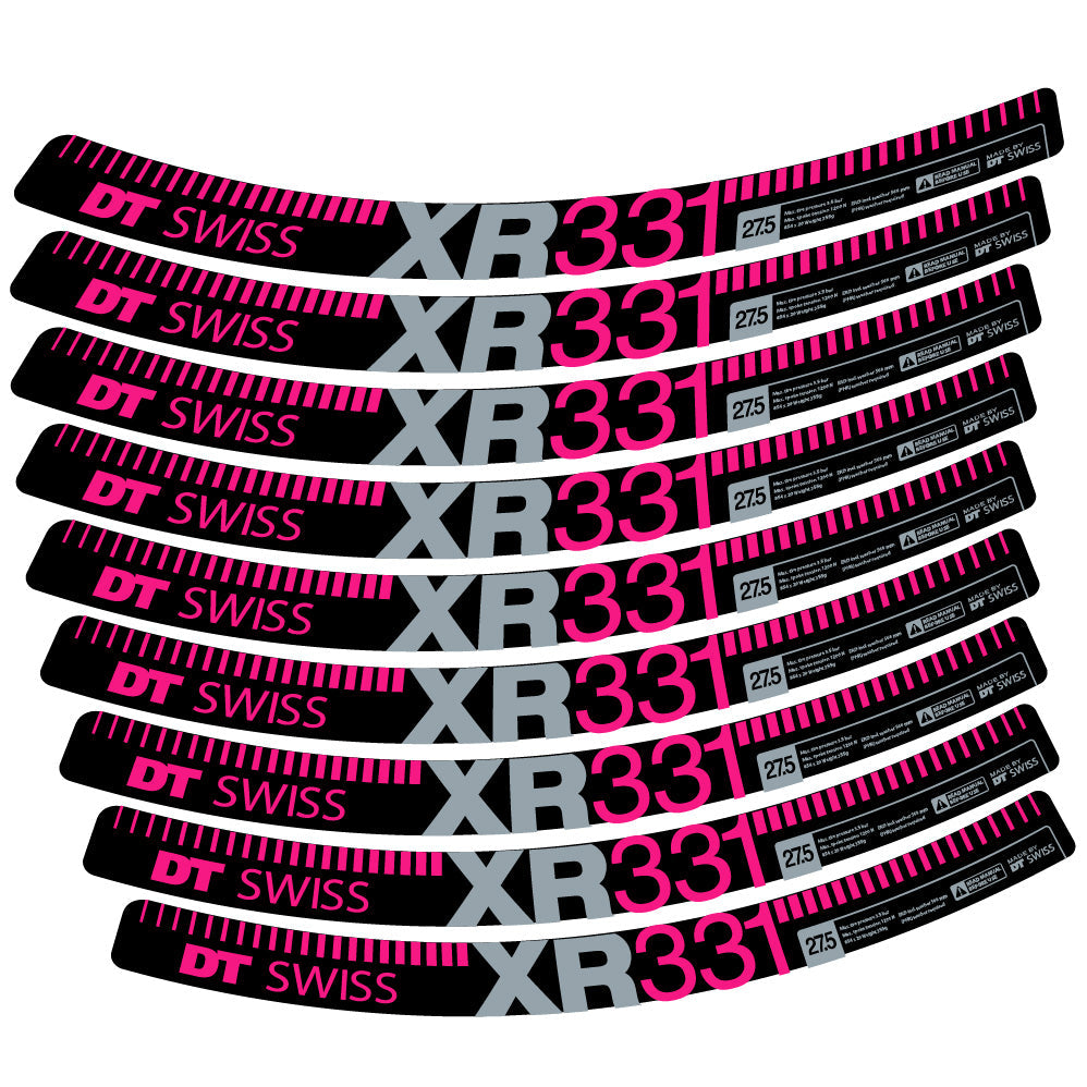 Stickers DT Swiss XR331 compatibles Autocollants roues VTT 29"