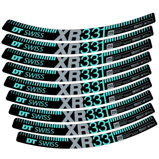 Stickers DT Swiss XR331 compatibles Autocollants roues VTT 29"