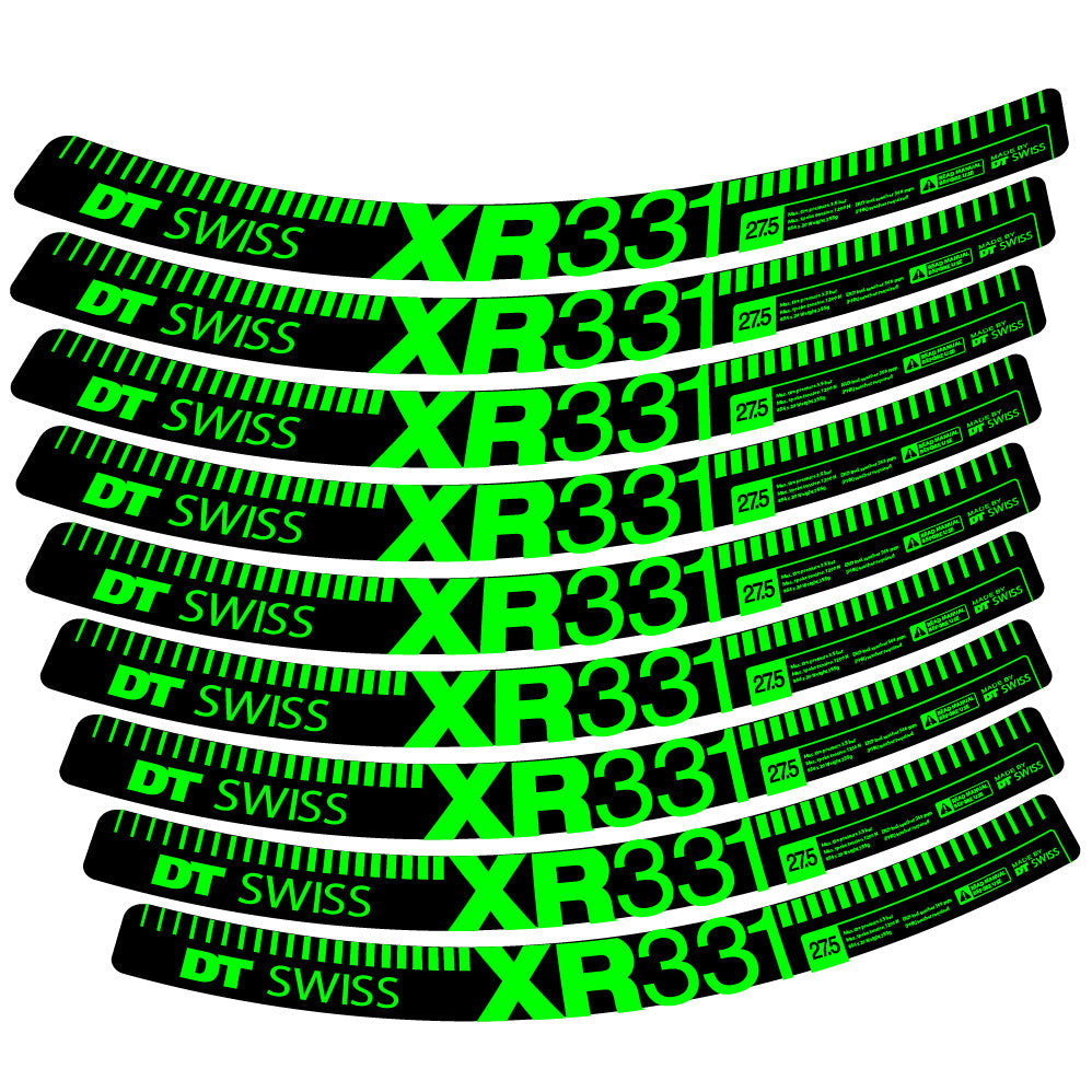 Stickers DT Swiss XR331 compatibles Autocollants roues VTT 29"