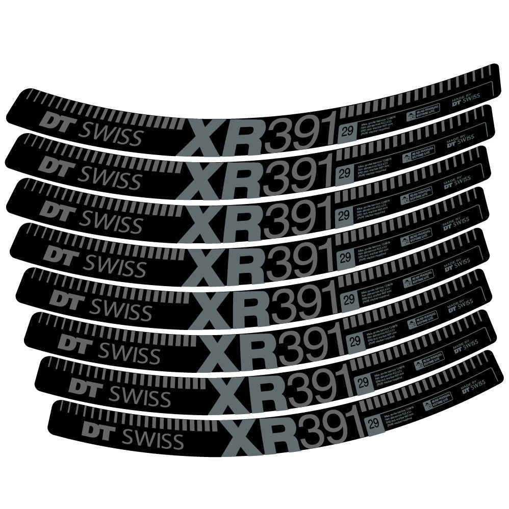 Stickers DT Swiss XR391 compatibles Autocollants roues VTT 29"