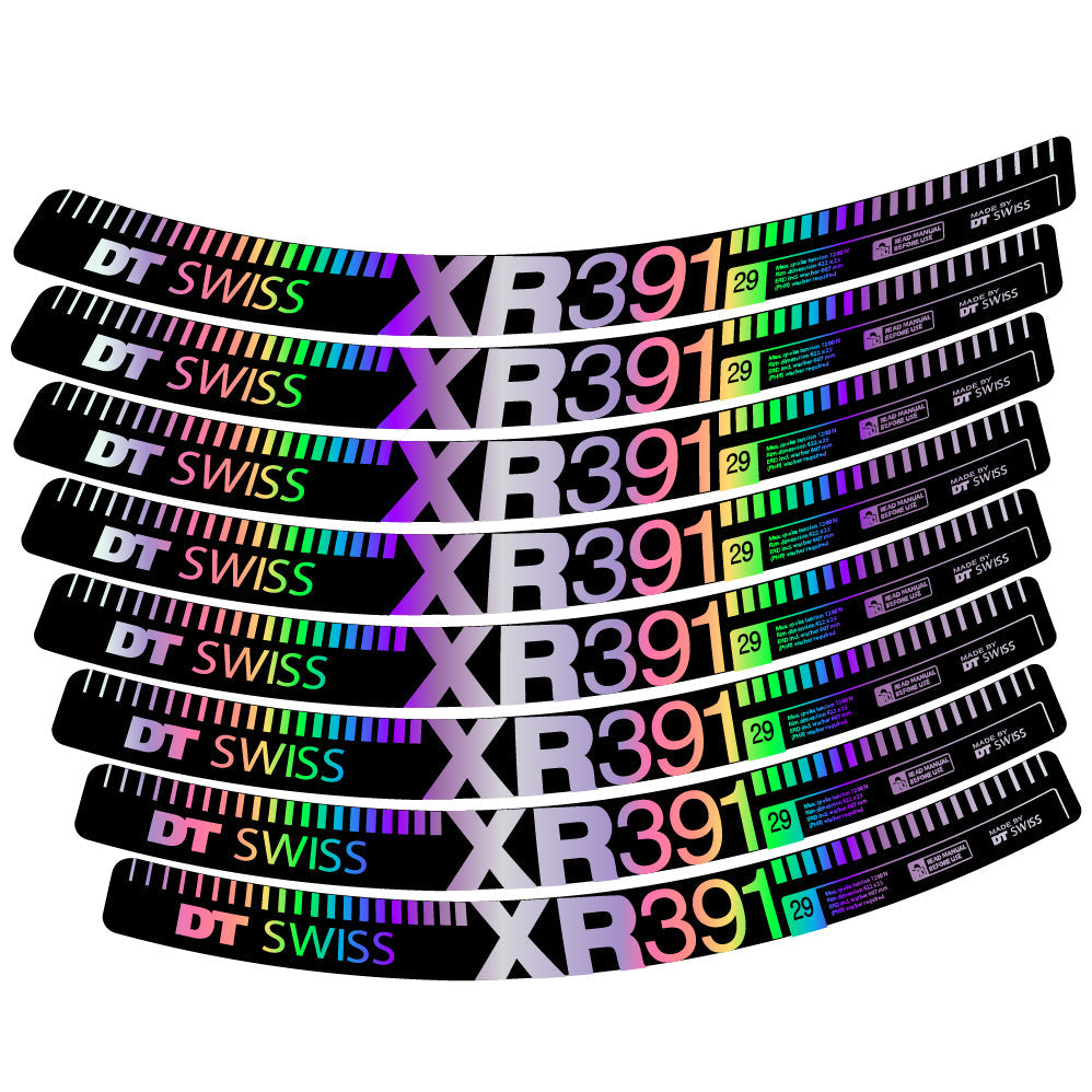 Stickers DT Swiss XR391 compatibles Autocollants roues VTT 29"