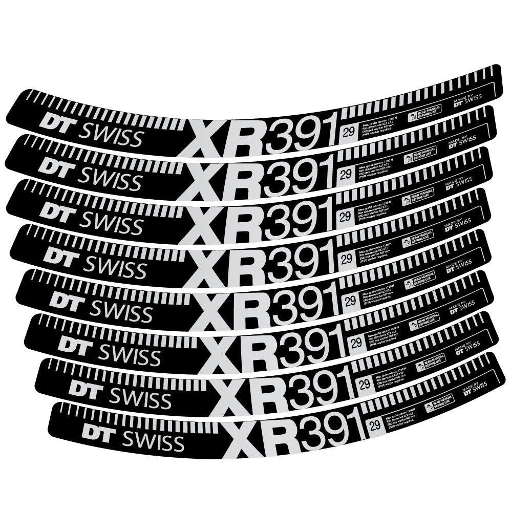Stickers DT Swiss XR391 compatibles Autocollants roues VTT 29"