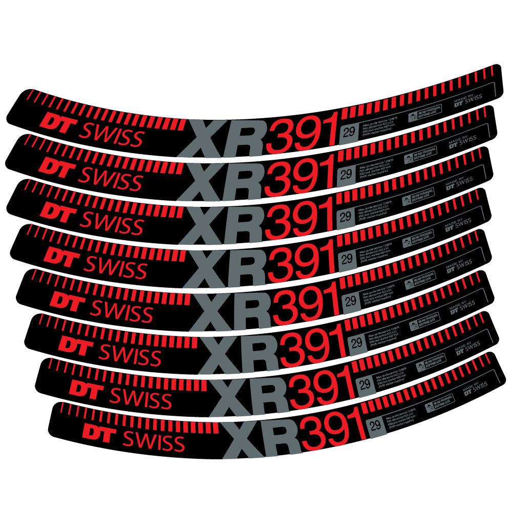 Stickers DT Swiss XR391 compatibles Autocollants roues VTT 29"