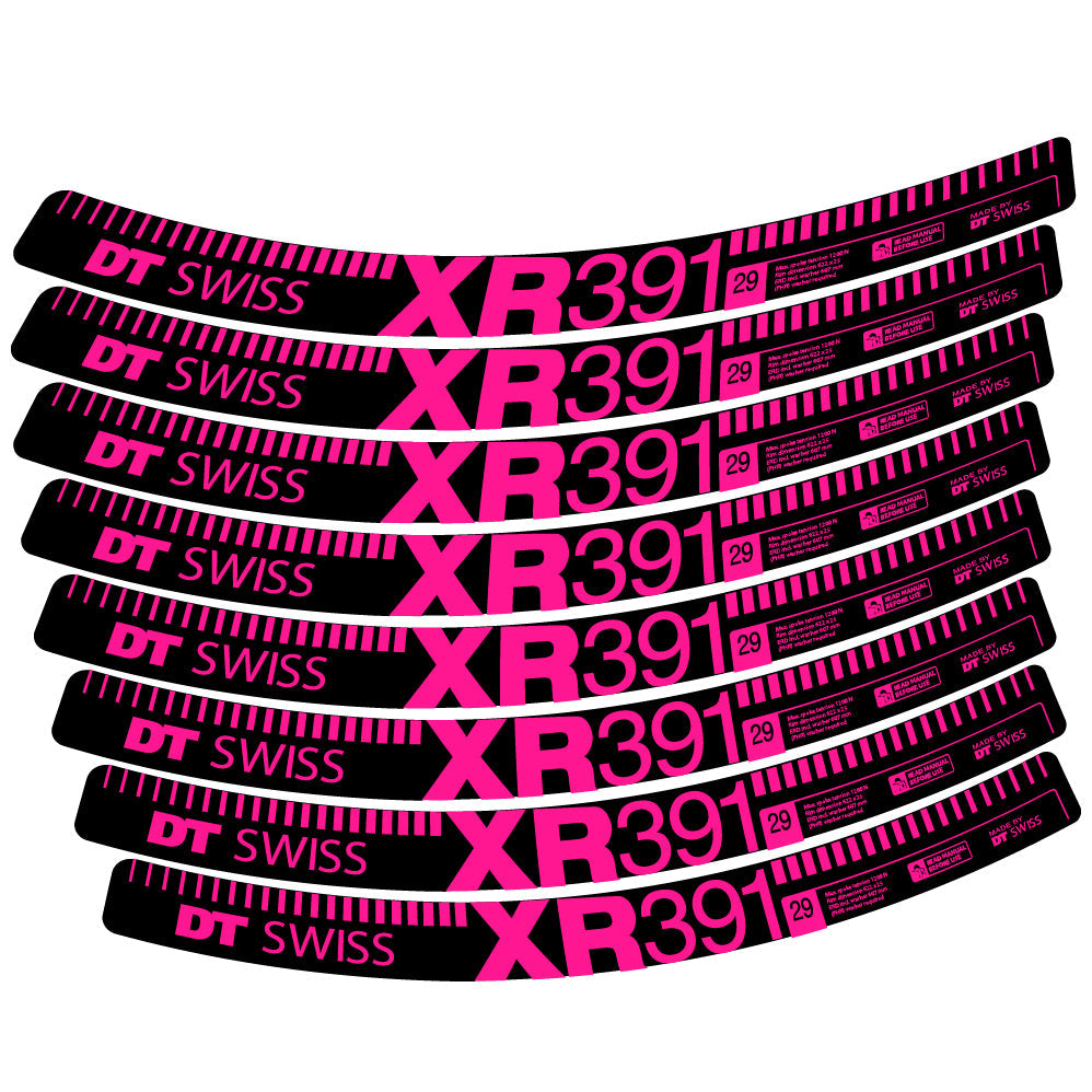 Stickers DT Swiss XR391 compatibles Autocollants roues VTT 29"
