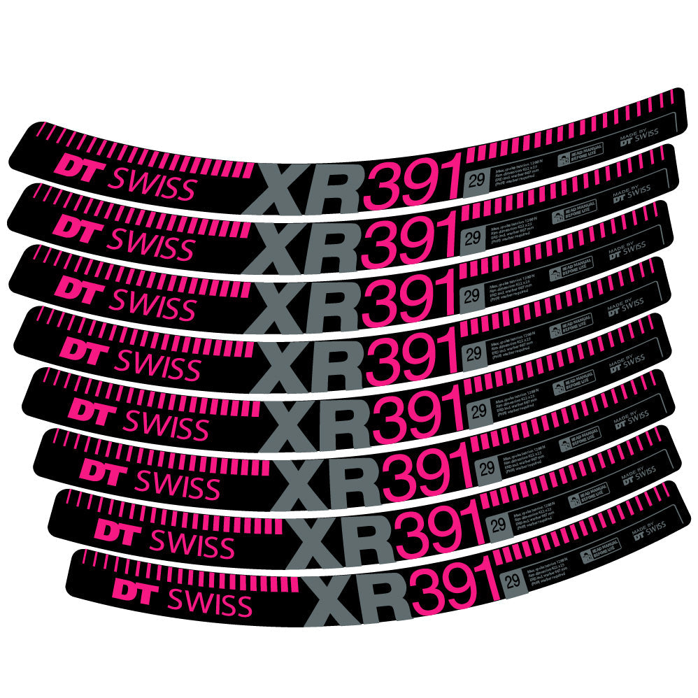 Stickers DT Swiss XR391 compatibles Autocollants roues VTT 29"