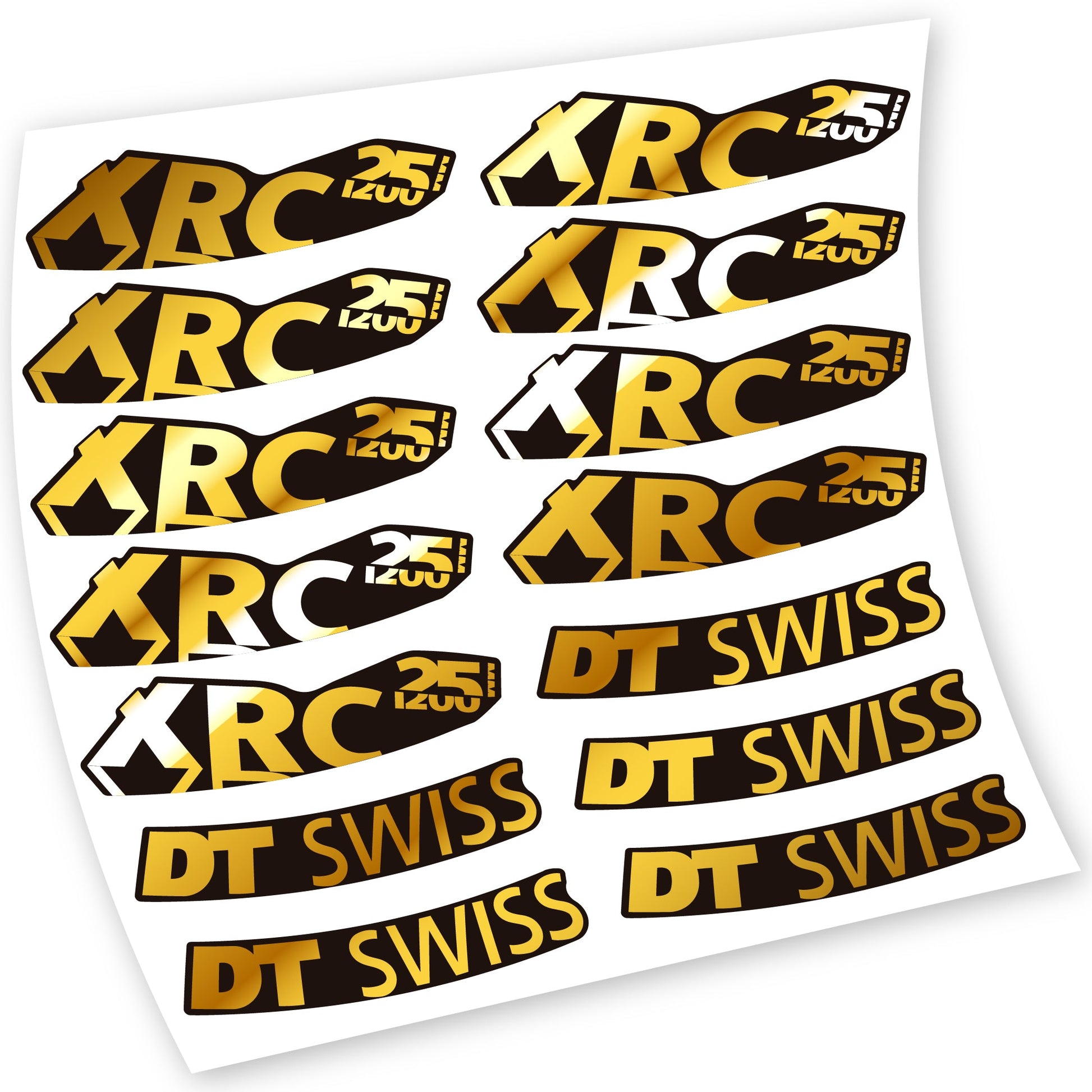 Stickers DT Swiss XRC 25 1200 compatibles Autocollants roues