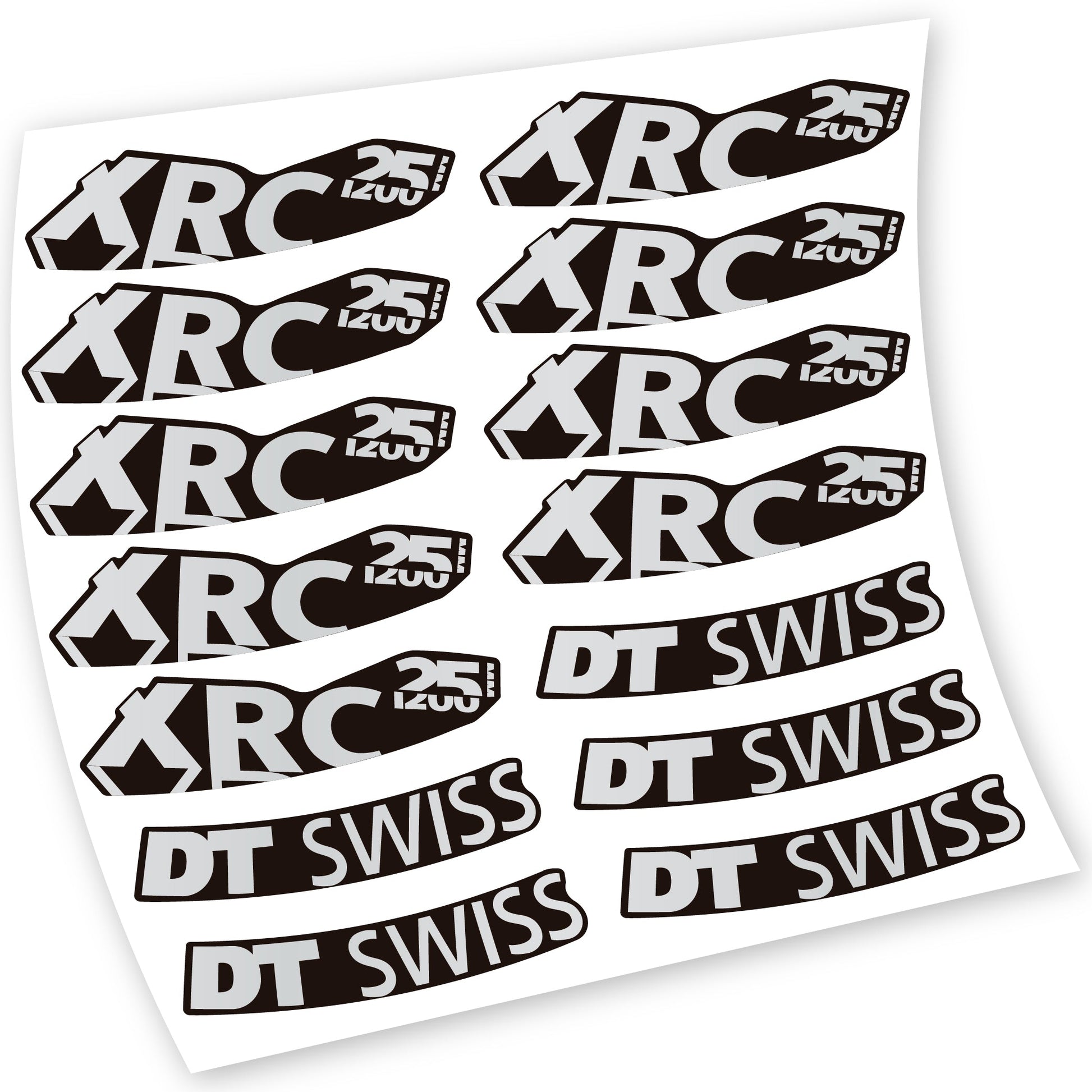 Stickers DT Swiss XRC 25 1200 compatibles Autocollants roues