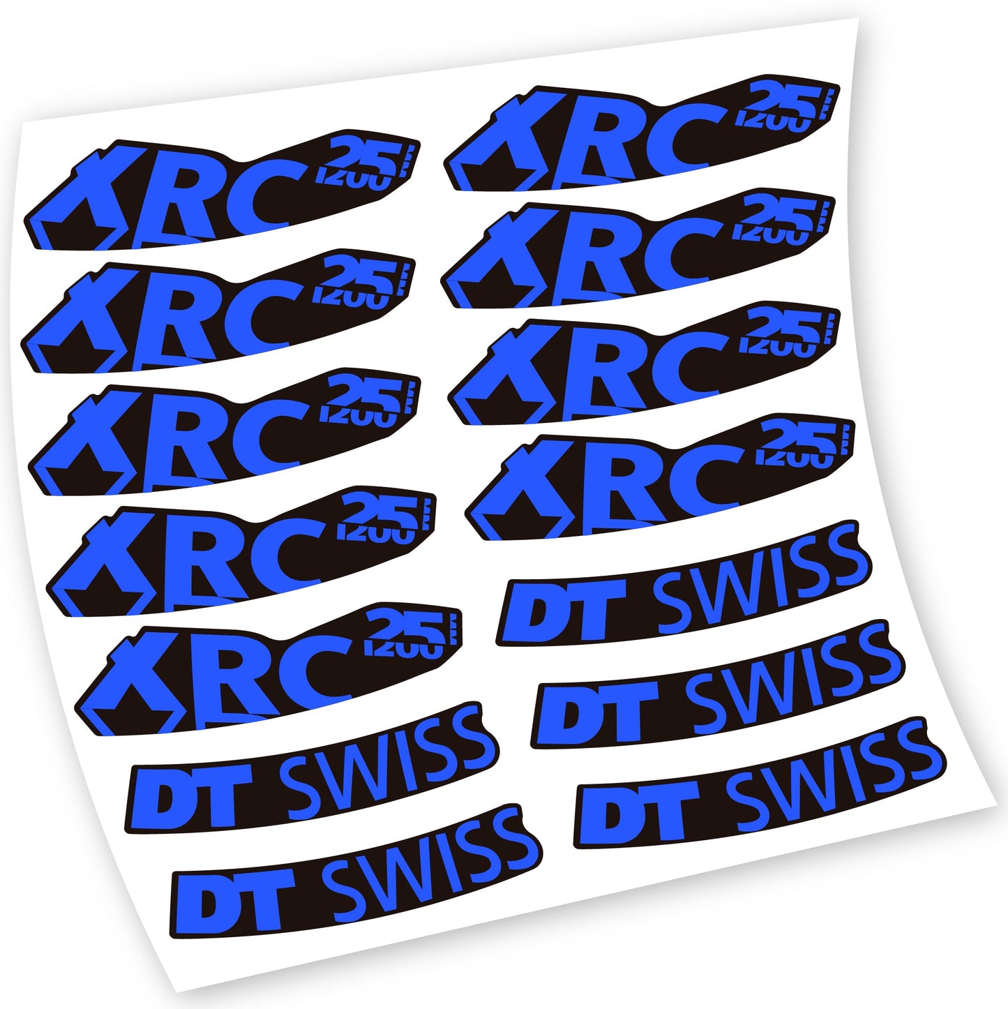 Stickers DT Swiss XRC 25 1200 compatibles Autocollants roues