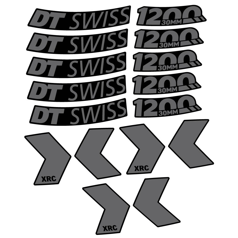 Stickers DT Swiss XRC 1200 30mm compatibles Autocollants roues VTT 29"