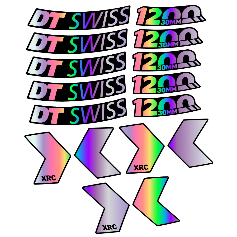 Stickers DT Swiss XRC 1200 30mm compatibles Autocollants roues VTT 29"
