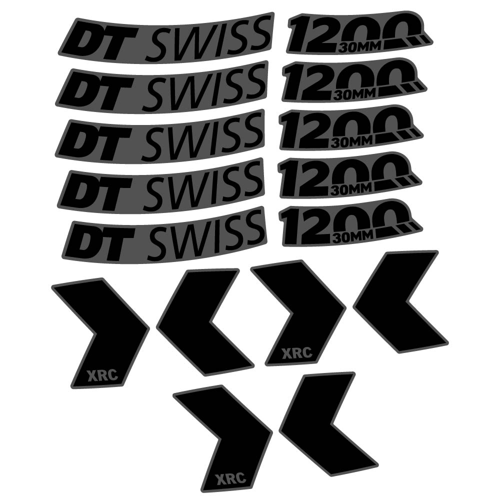 Stickers DT Swiss XRC 1200 30mm compatibles Autocollants roues VTT 29"