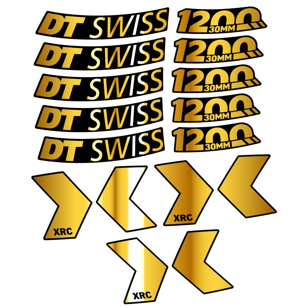 Stickers DT Swiss XRC 1200 30mm compatibles Autocollants roues VTT 29"