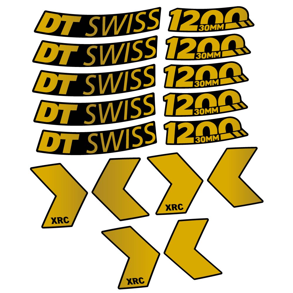 Stickers DT Swiss XRC 1200 30mm compatibles Autocollants roues VTT 29"
