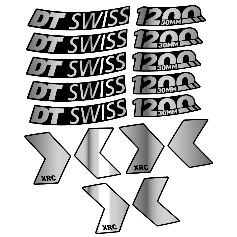 Stickers DT Swiss XRC 1200 30mm compatibles Autocollants roues VTT 29"