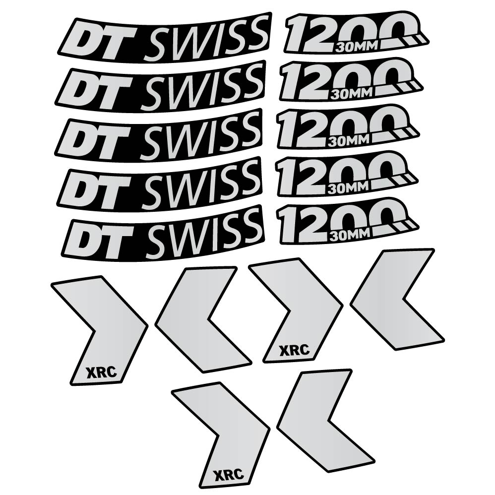 Stickers DT Swiss XRC 1200 30mm compatibles Autocollants roues VTT 29"