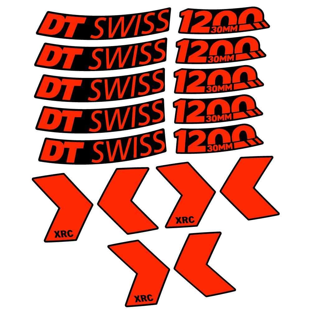 Stickers DT Swiss XRC 1200 30mm compatibles Autocollants roues VTT 29"