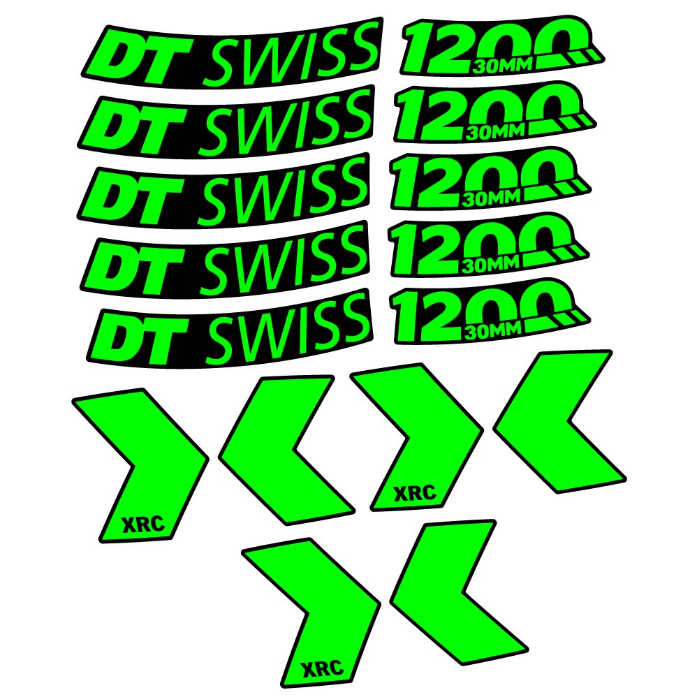 Stickers DT Swiss XRC 1200 30mm compatibles Autocollants roues VTT 29"