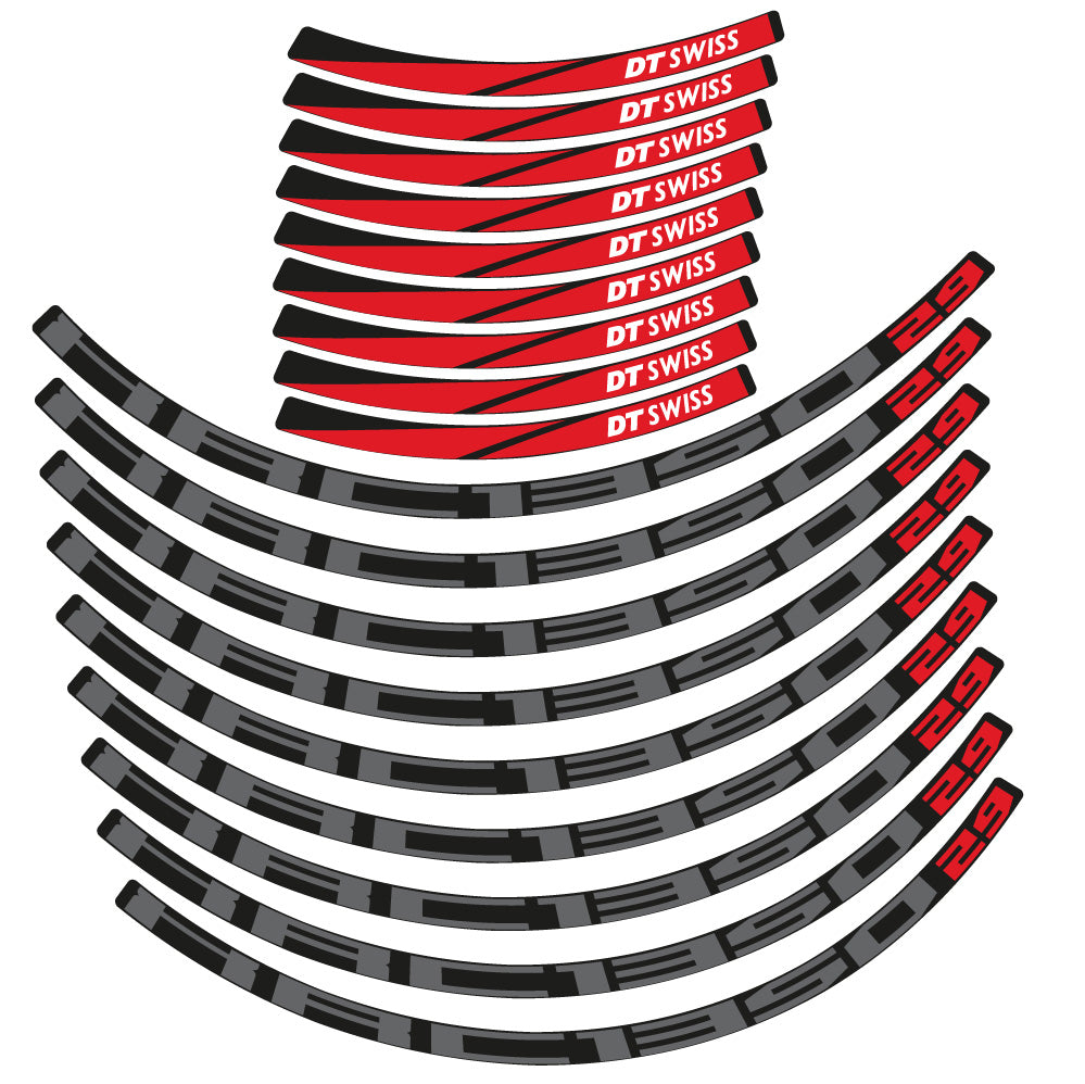 Stickers DT Swiss XCR 1350 compatibles Autocollants roues VTT 29"