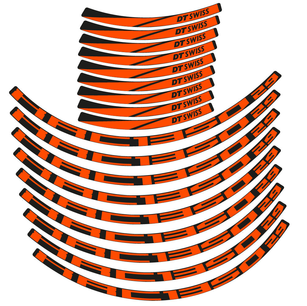Stickers DT Swiss XCR 1350 compatibles Autocollants roues VTT 29"