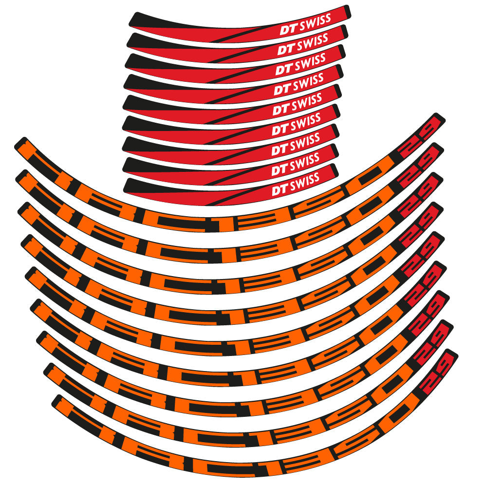Stickers DT Swiss XCR 1350 compatibles Autocollants roues VTT 29"
