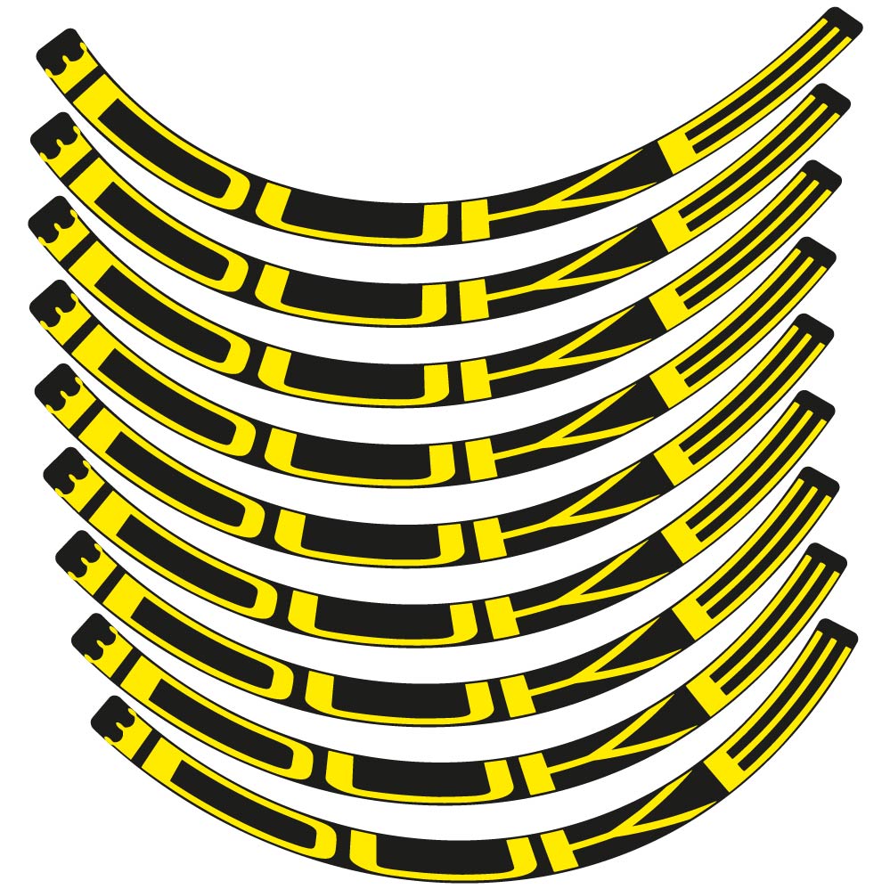 Stickers Duke compatibles Autocollants roues VTT 29"