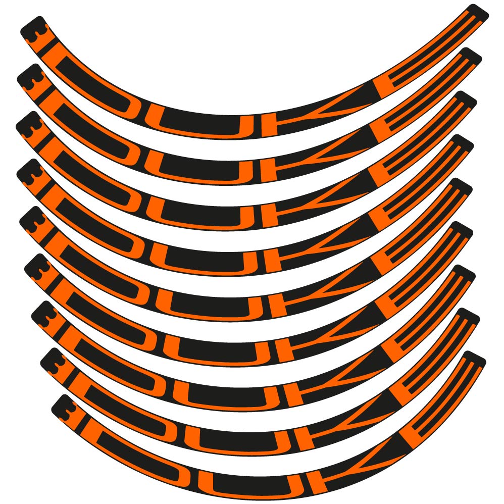 Stickers Duke compatibles - Autocollants roue vélo VTT