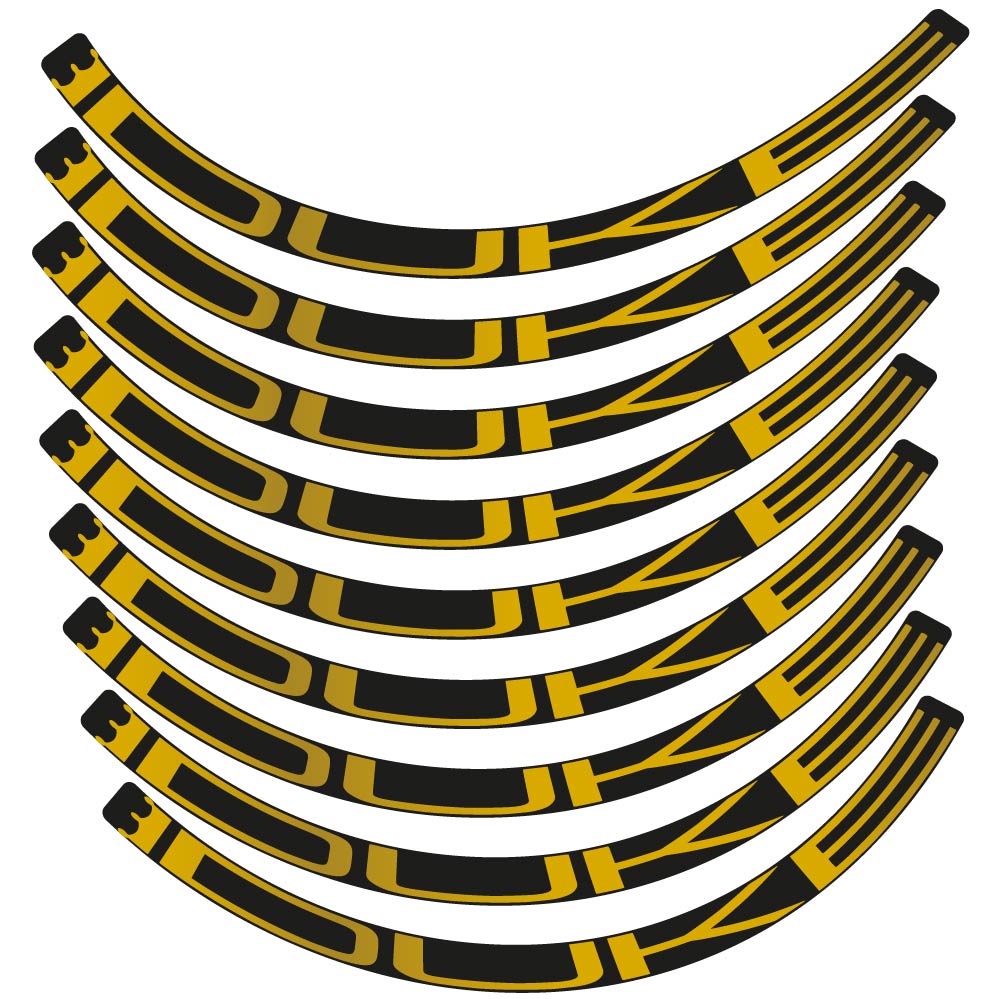 Stickers Duke compatibles Autocollants roues VTT 29"