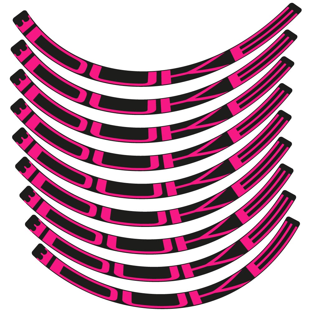 Stickers Duke compatibles - Autocollants roue vélo VTT