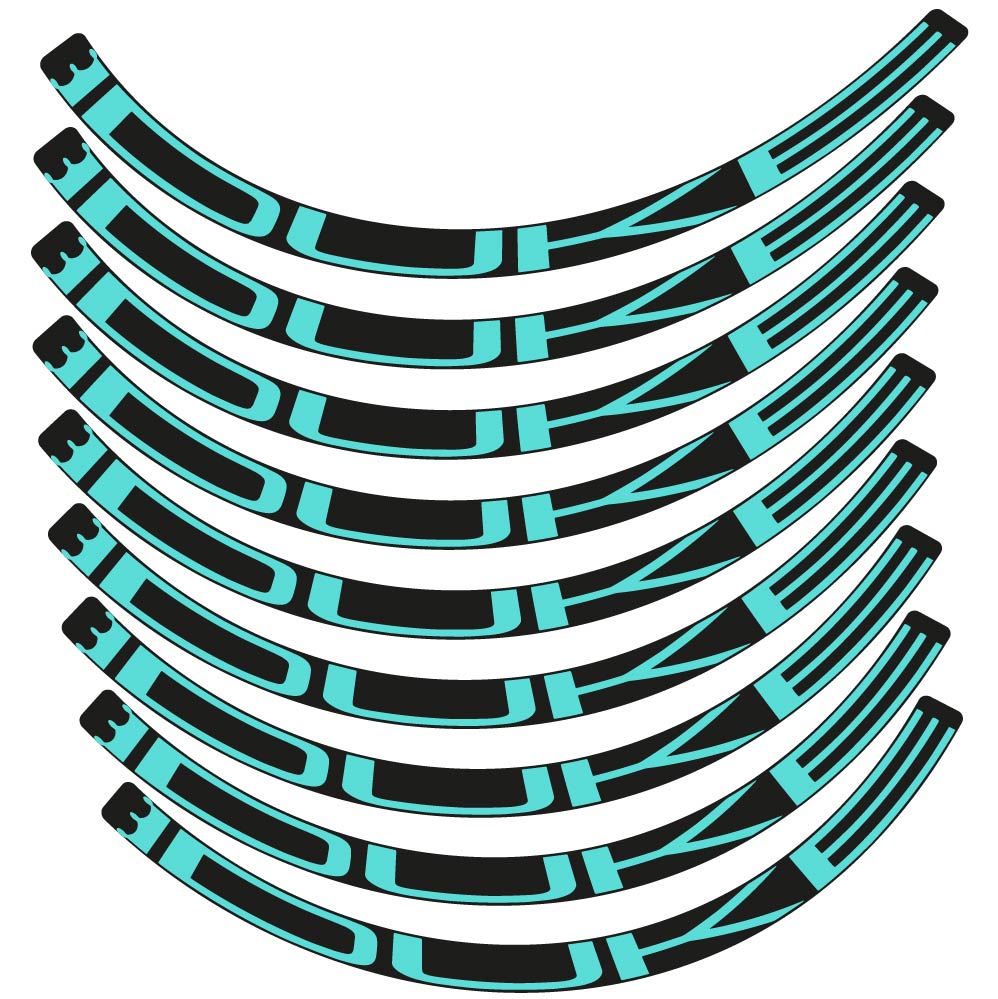 Stickers Duke compatibles Autocollants roues VTT 29"