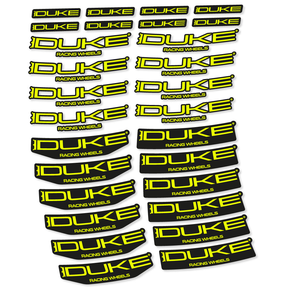 Stickers Duke Lucky Jack SLS3 compatibles Autocollants roues VTT 29"