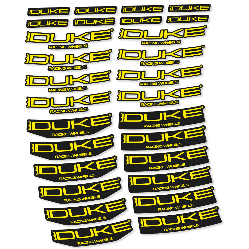 Stickers Duke Lucky Jack SLS3 compatibles Autocollants roues VTT 29"