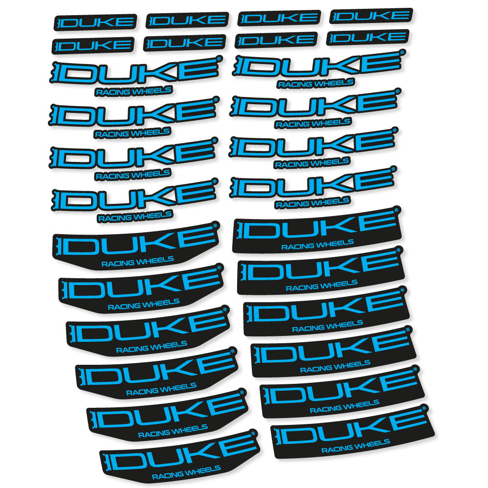 Stickers Duke Lucky Jack SLS3 compatibles Autocollants roues VTT 29"