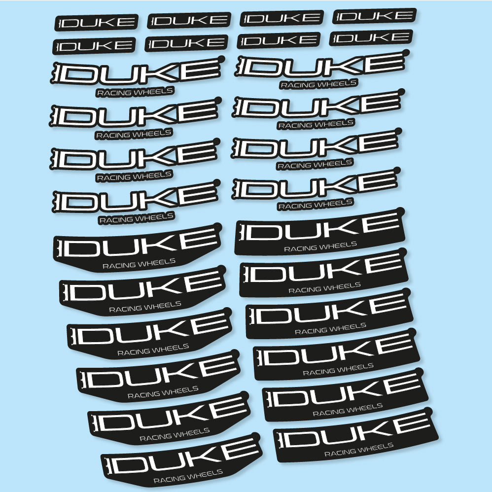 Stickers Duke Lucky Jack SLS3 compatibles Autocollants roues VTT 29"